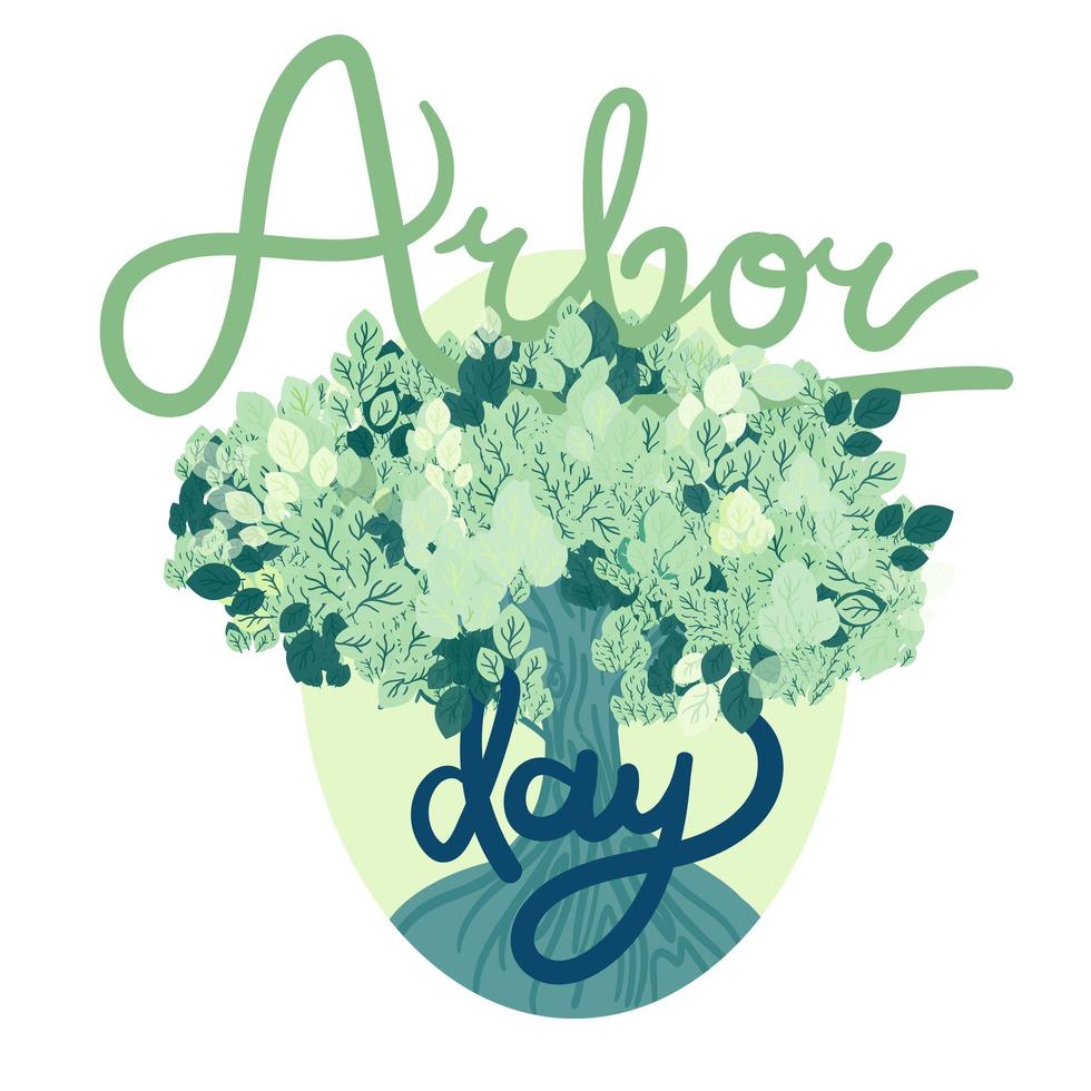 Arbor Day Greeting vector