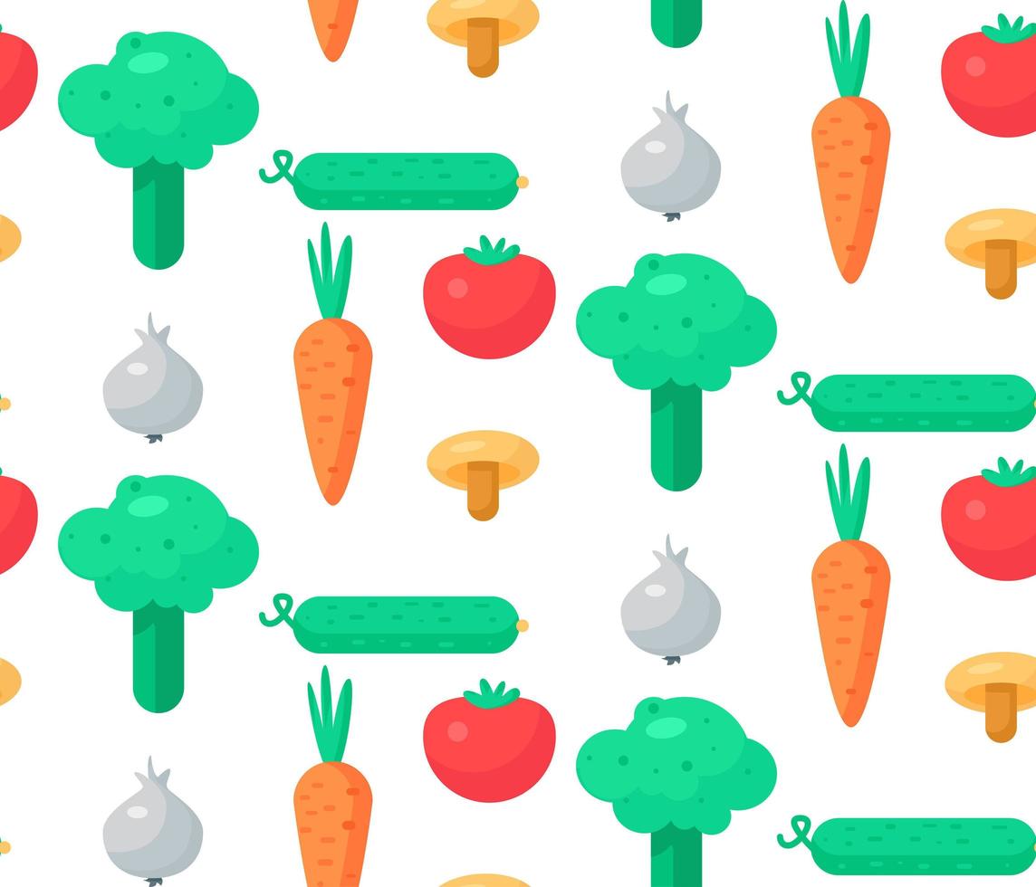 Fresh Vegetable Salad vector