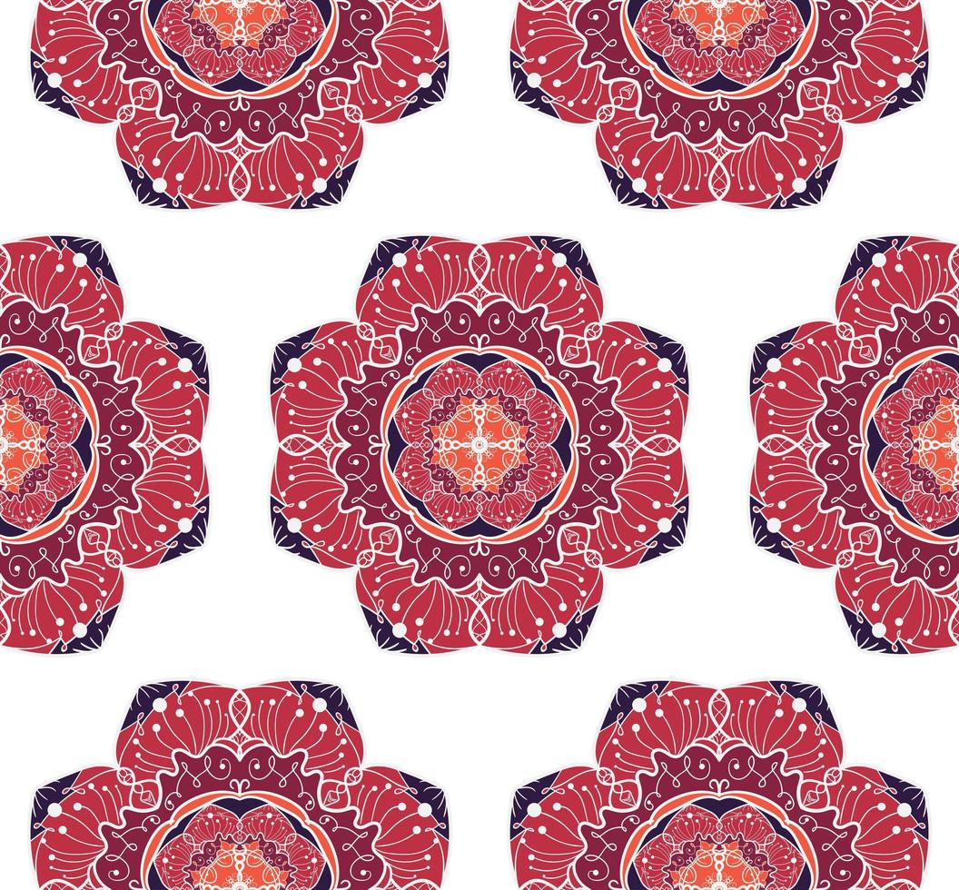 Mandala Seamless Pattern vector