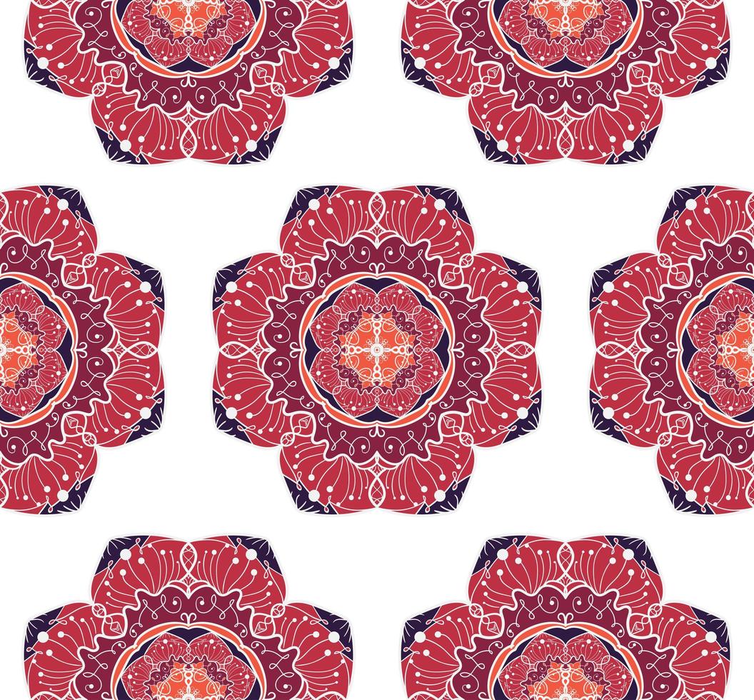 Mandala Seamless Pattern vector