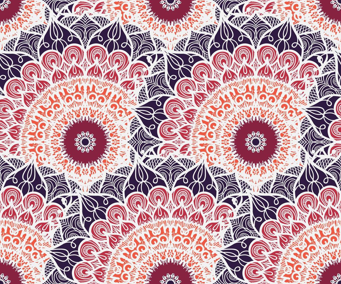 Mandala Seamless Pattern vector