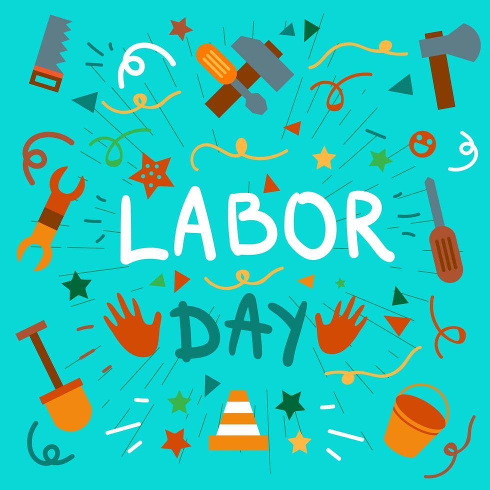 Labor Day. 1 May vector