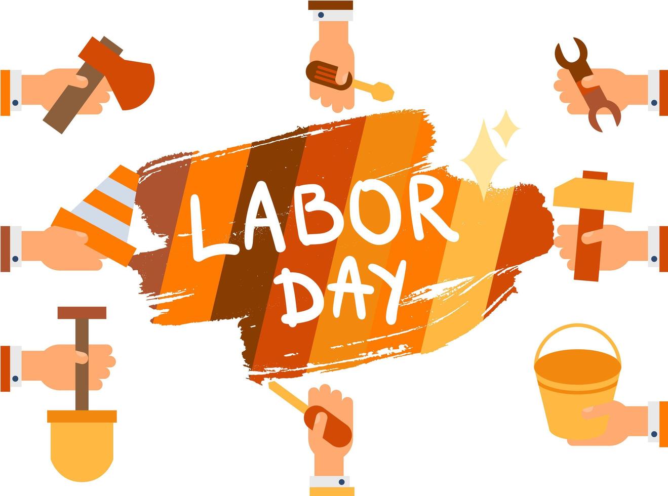 Labor Day. 1 May vector