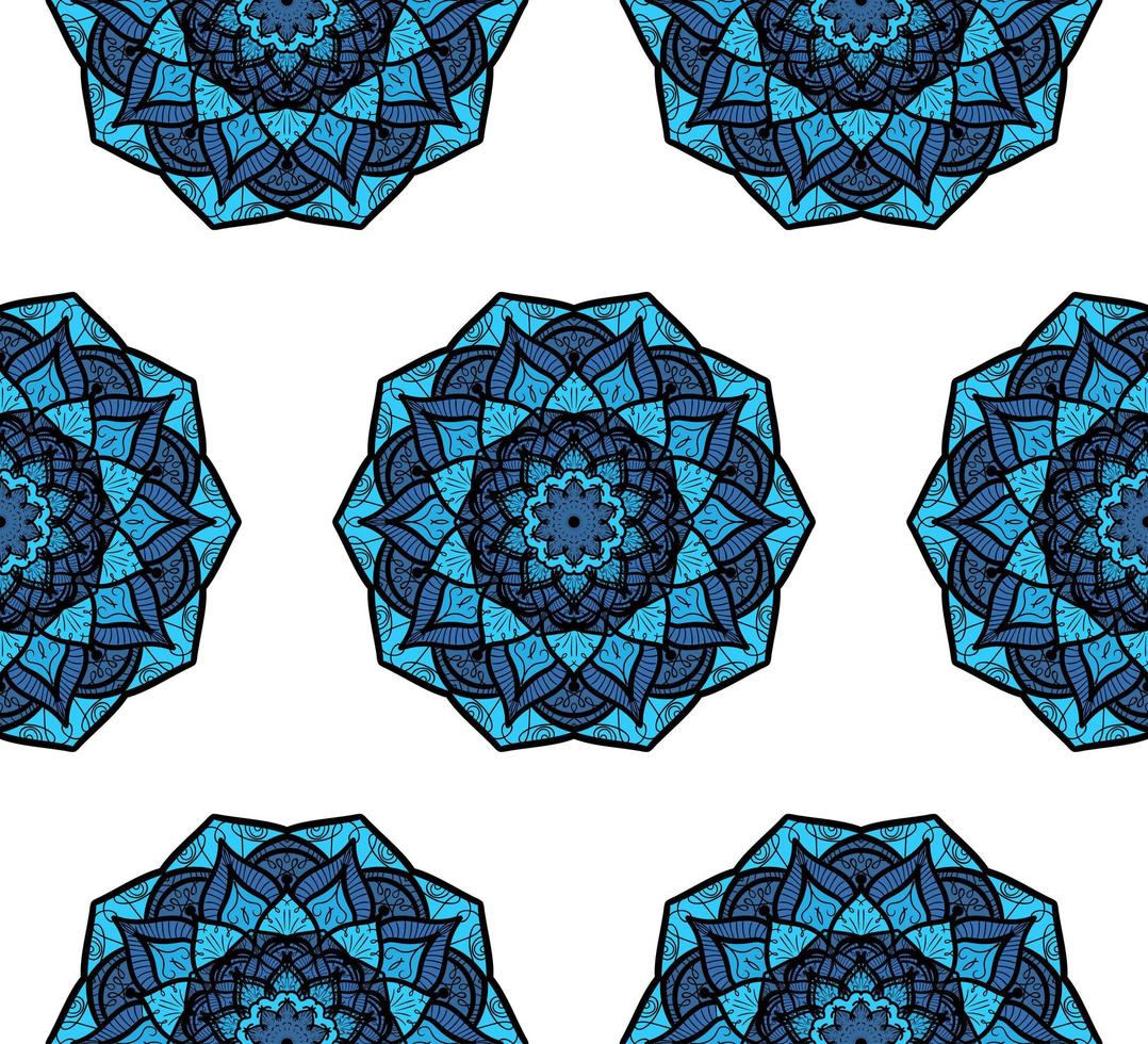 Mandala Seamless Pattern vector