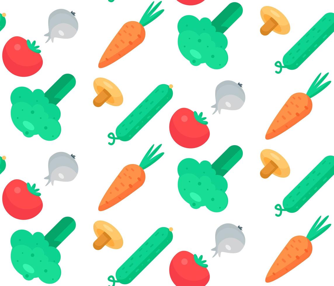 Fresh Vegetable Salad vector