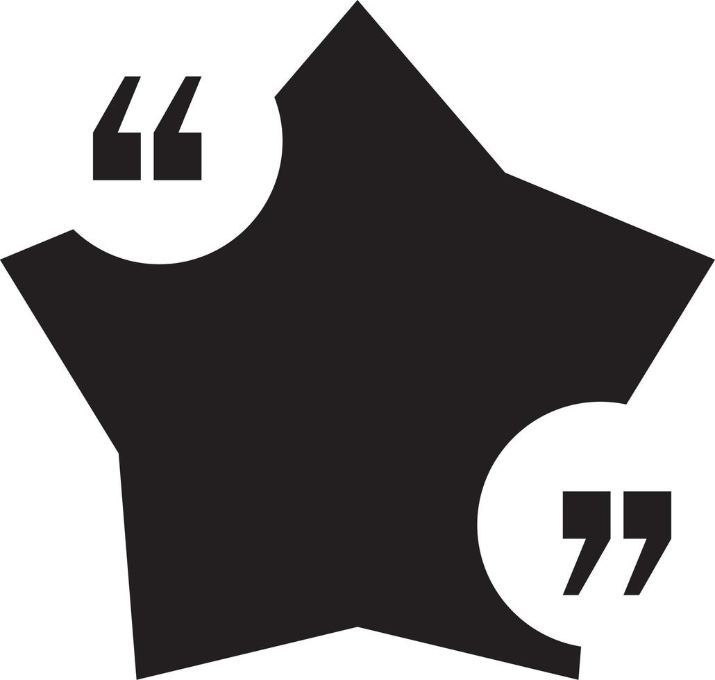Quote blank speech citation bubble for text vector