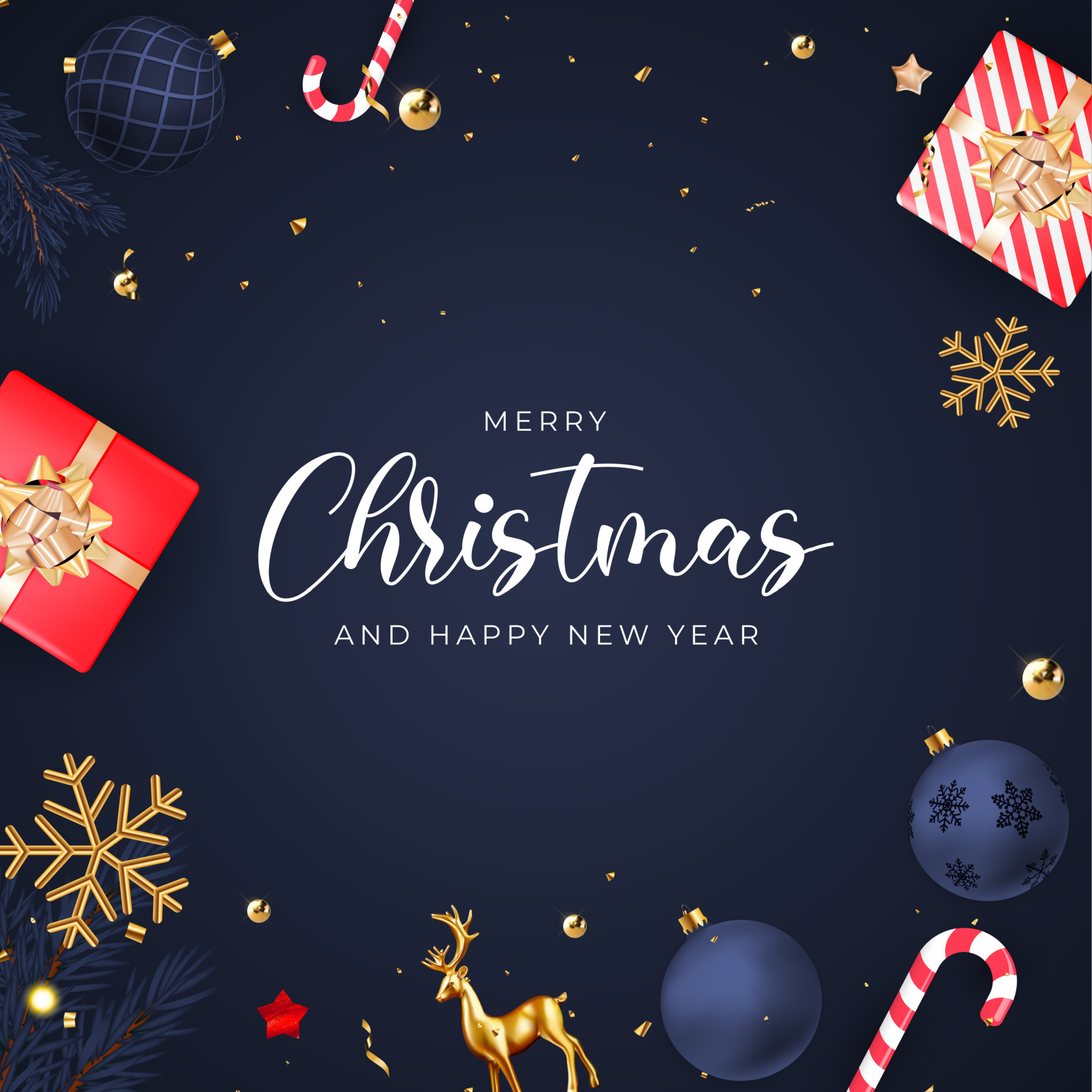 Christmas Holiday Party Background. Happy New Year and Merry Christmas