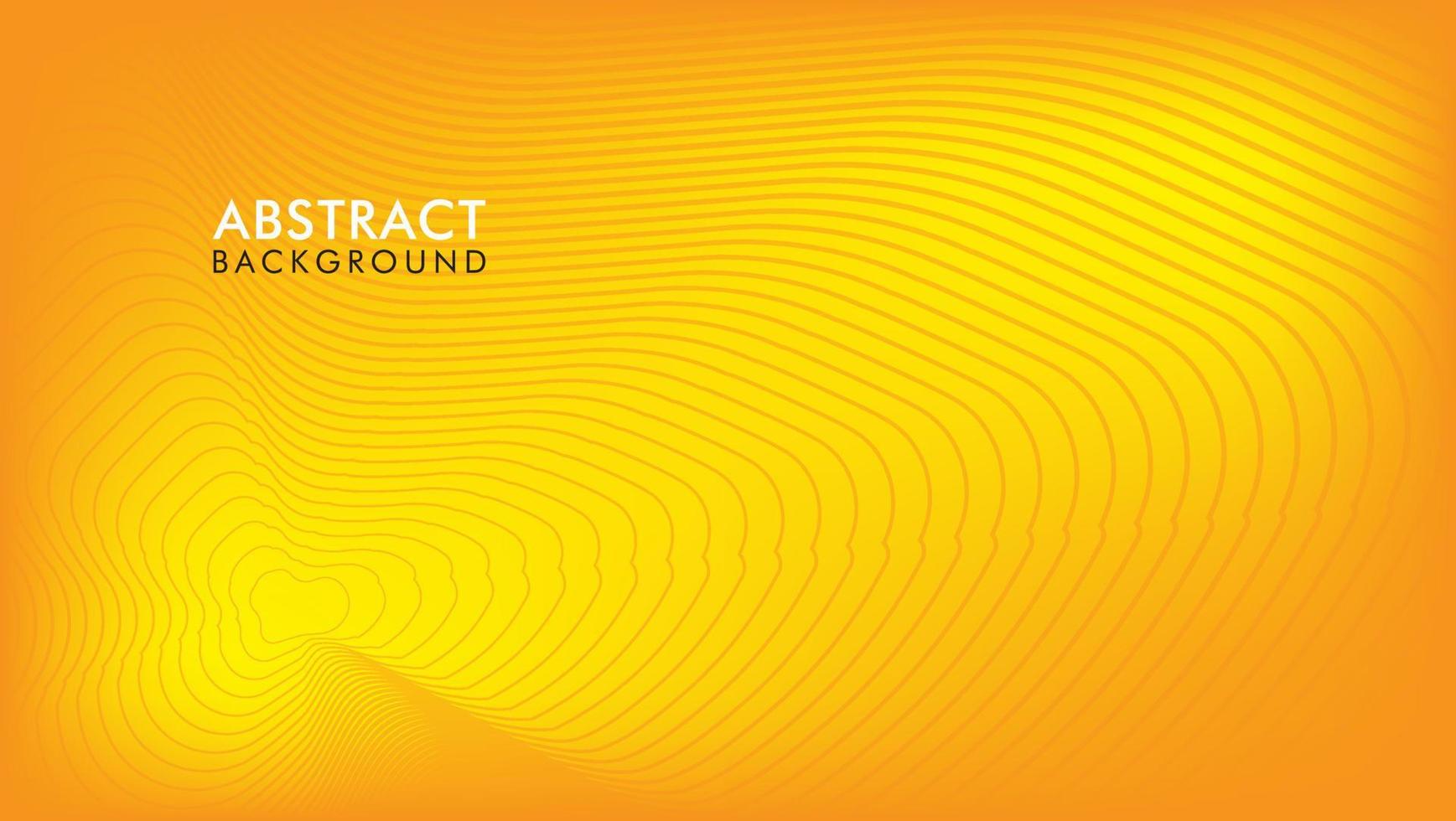 Orange-Yellow vector background with bent lines. A circumflex abstract illustration with gradient. Best design for your business