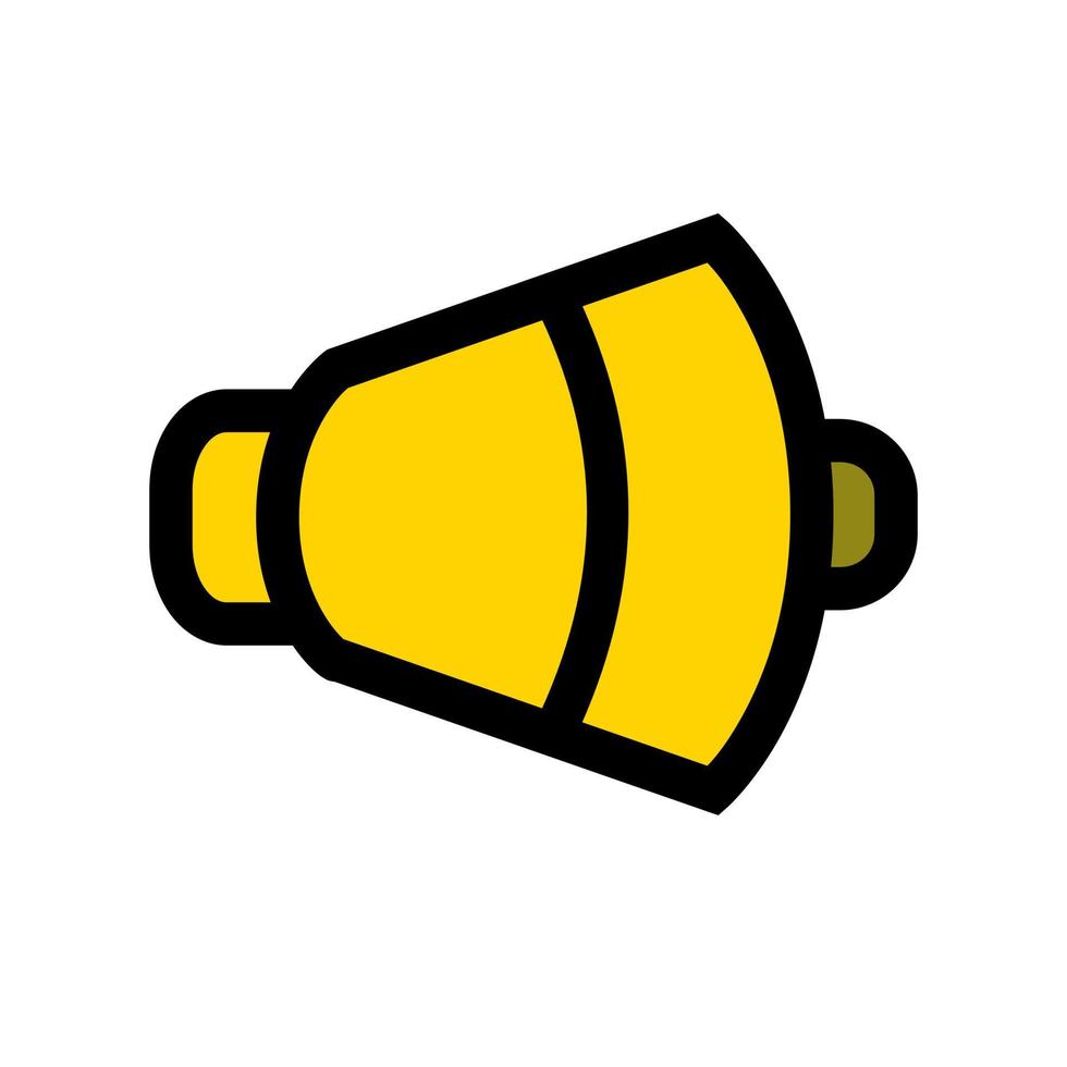 icon design for yellow website templates. speaker icon design. vector