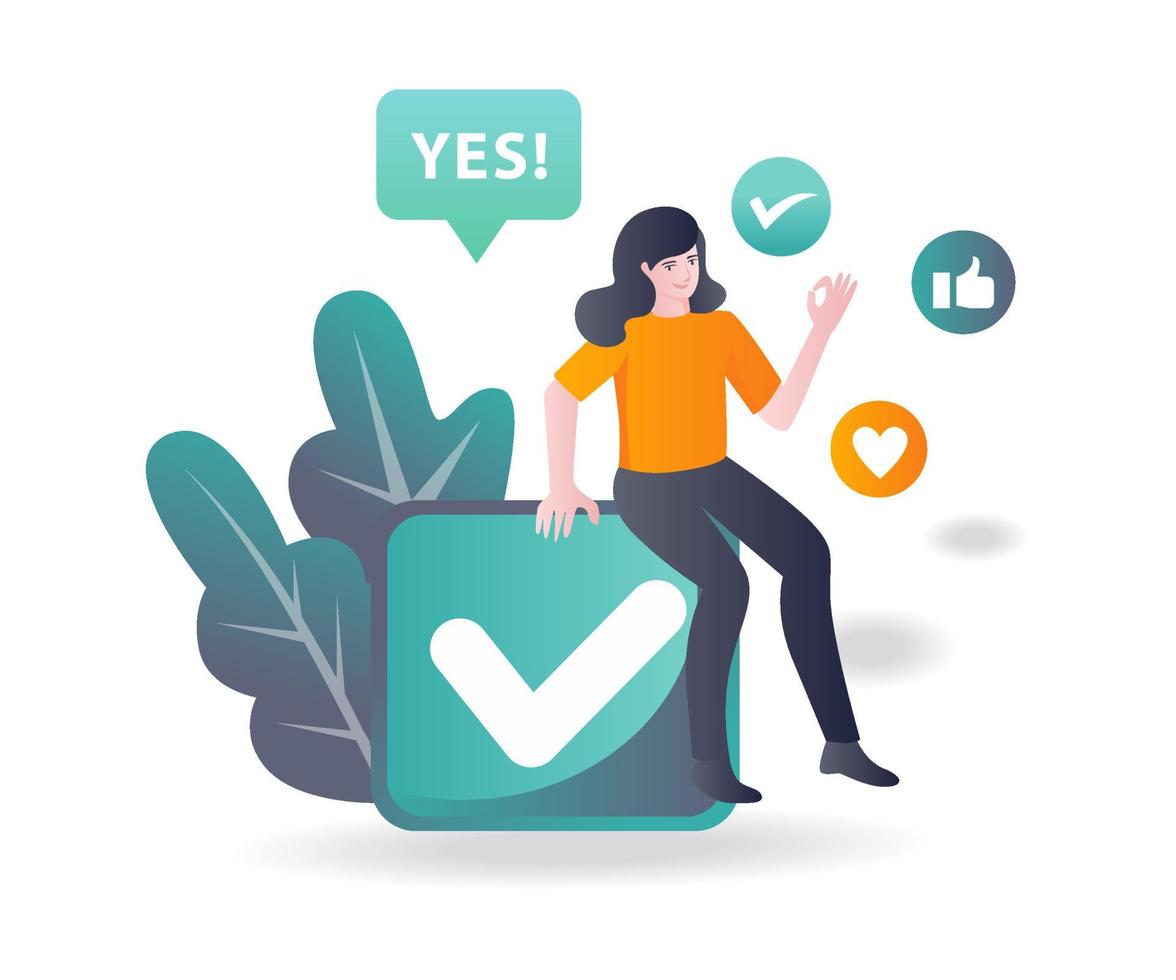 WebIsometric illustration concept  Say hello with hello vector