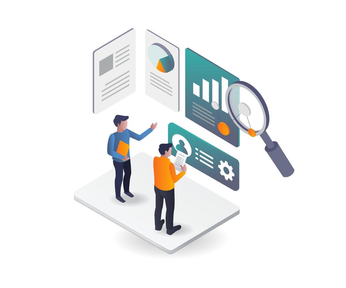 Analyze business development and incident management vector