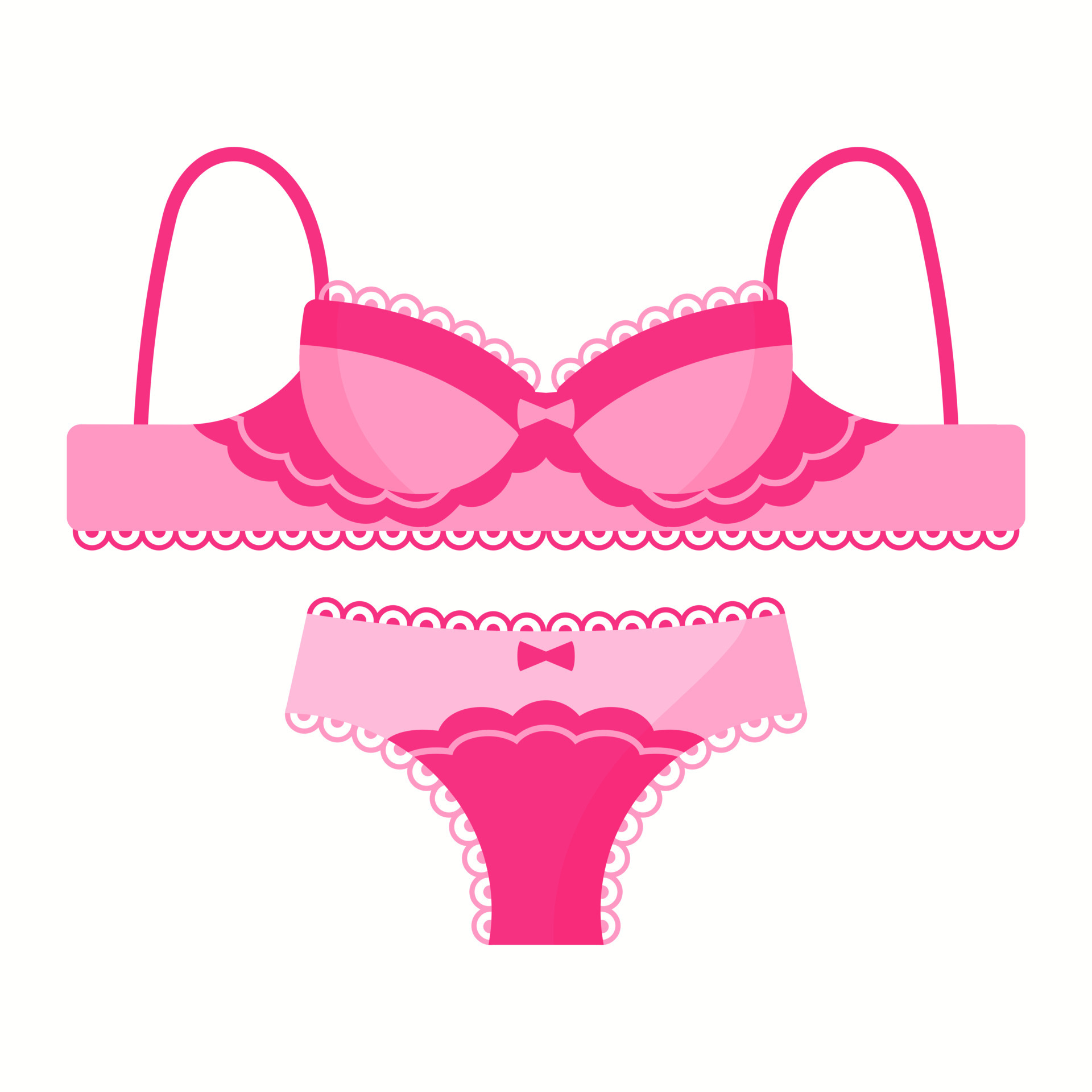 PINK LINGERIE Clipart, SEXY UNDERWEAR Graphic by TereVela Design