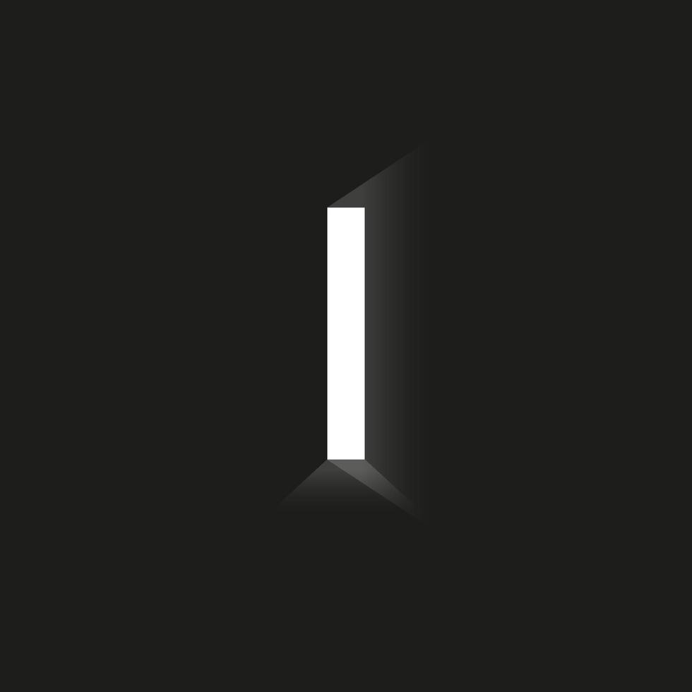 Light through the hole. Vector