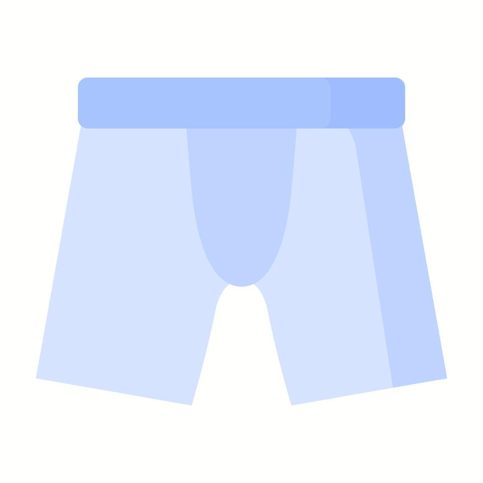 calzoncillos boxer de hombre azul. concepto de moda vector