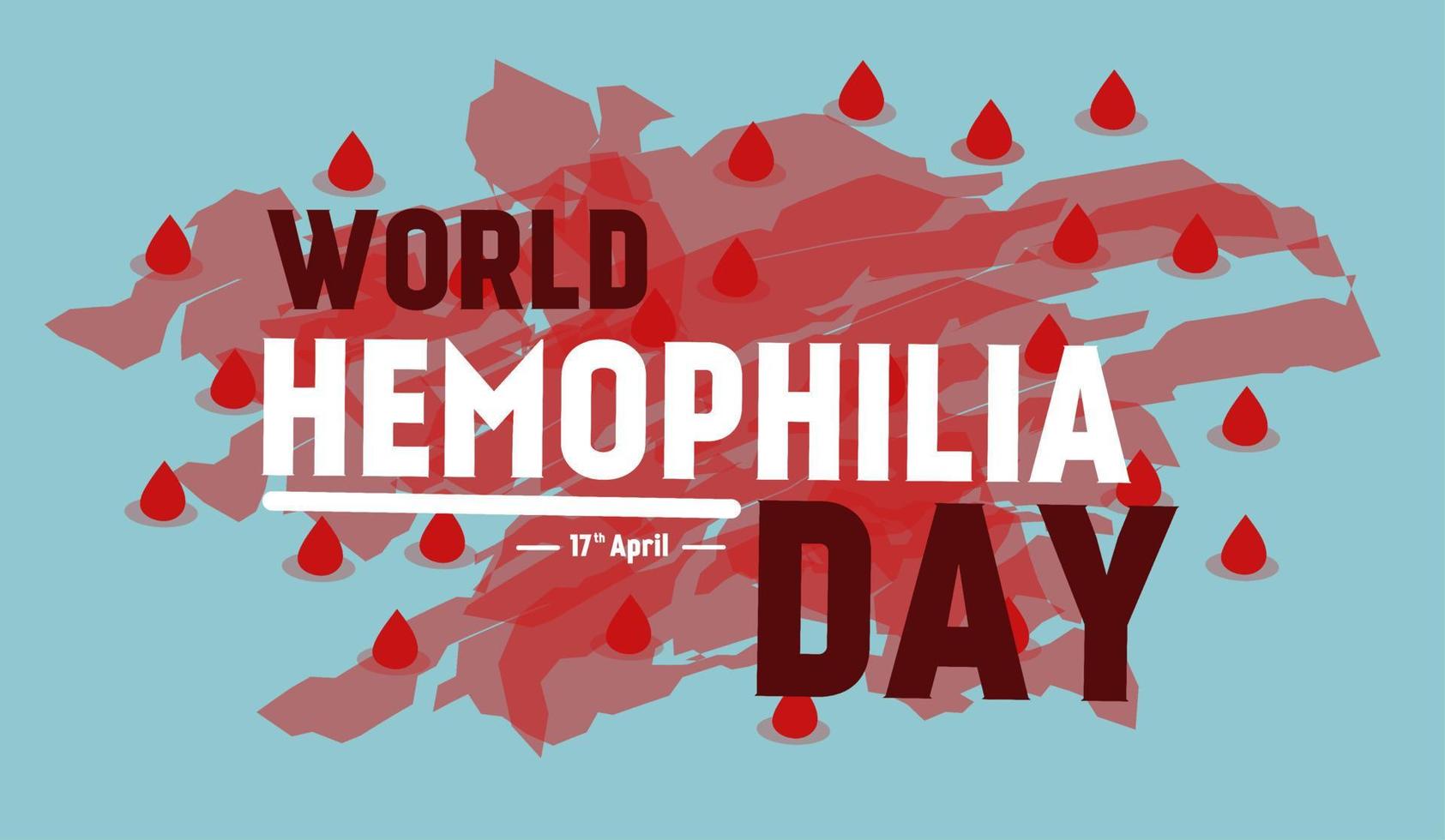 World Hemophilia day vector illustration