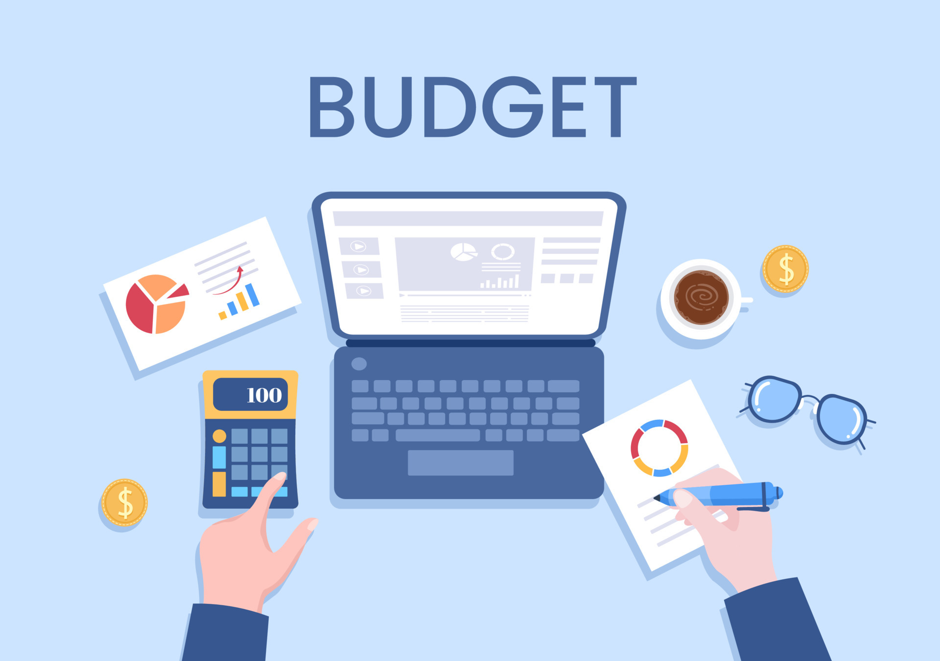 Budget financing. Бюджет вектор. budget illustration. бюджет человечки. budget assessment.