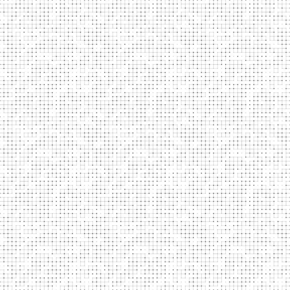 Abstract square technology system with dots design element geometric background. illustration vector eps10