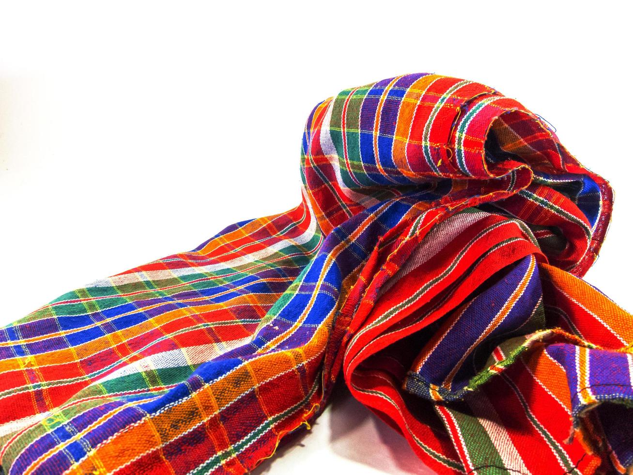 loincloth or Scottish Tissue style isolated on white background photo