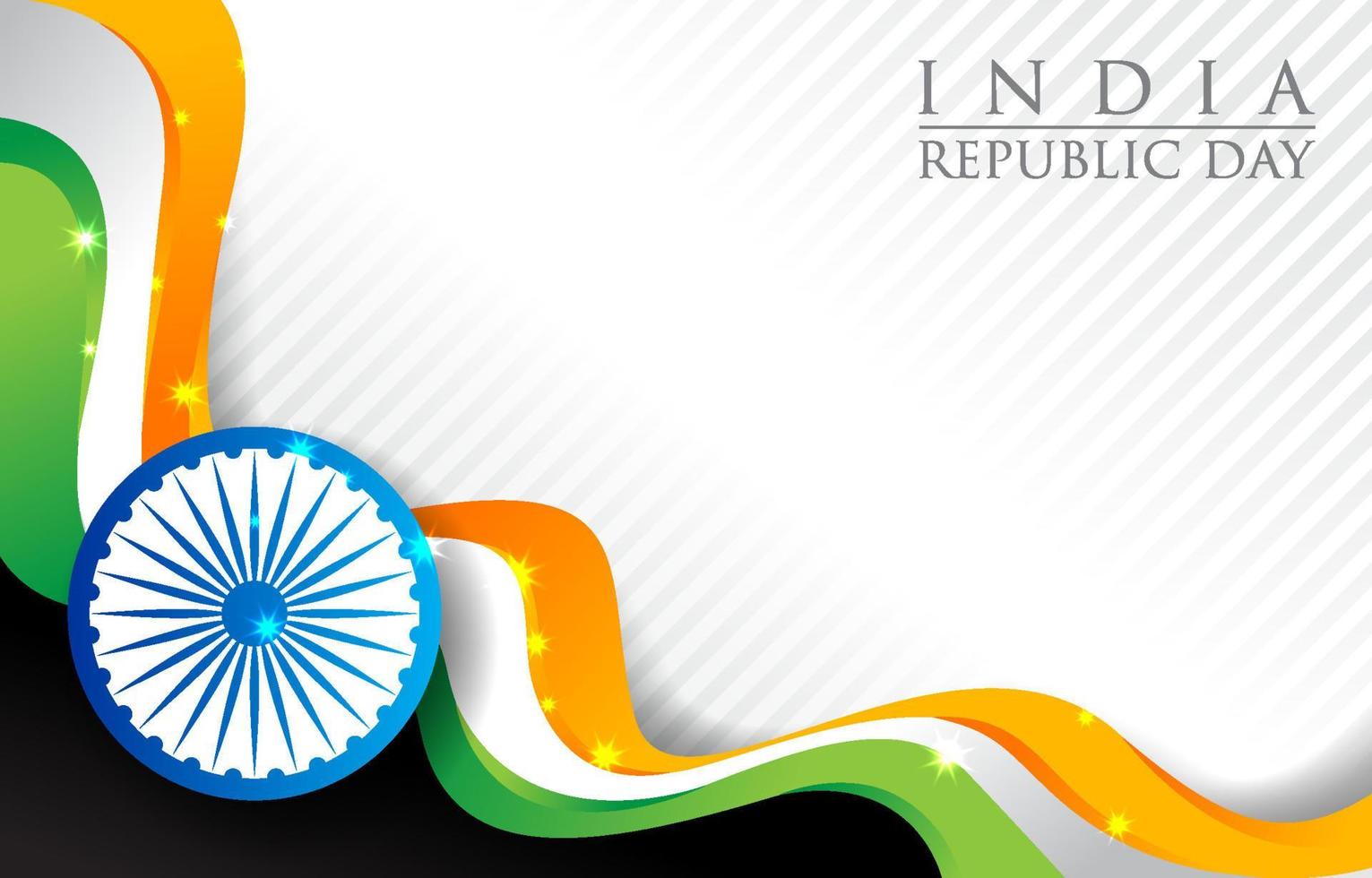 fondo del día de la república de la india vector