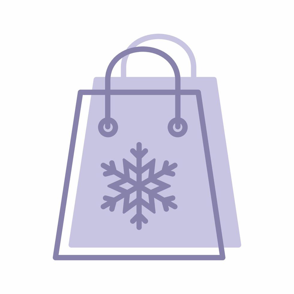 Gift Bag Icon Blue.eps vector