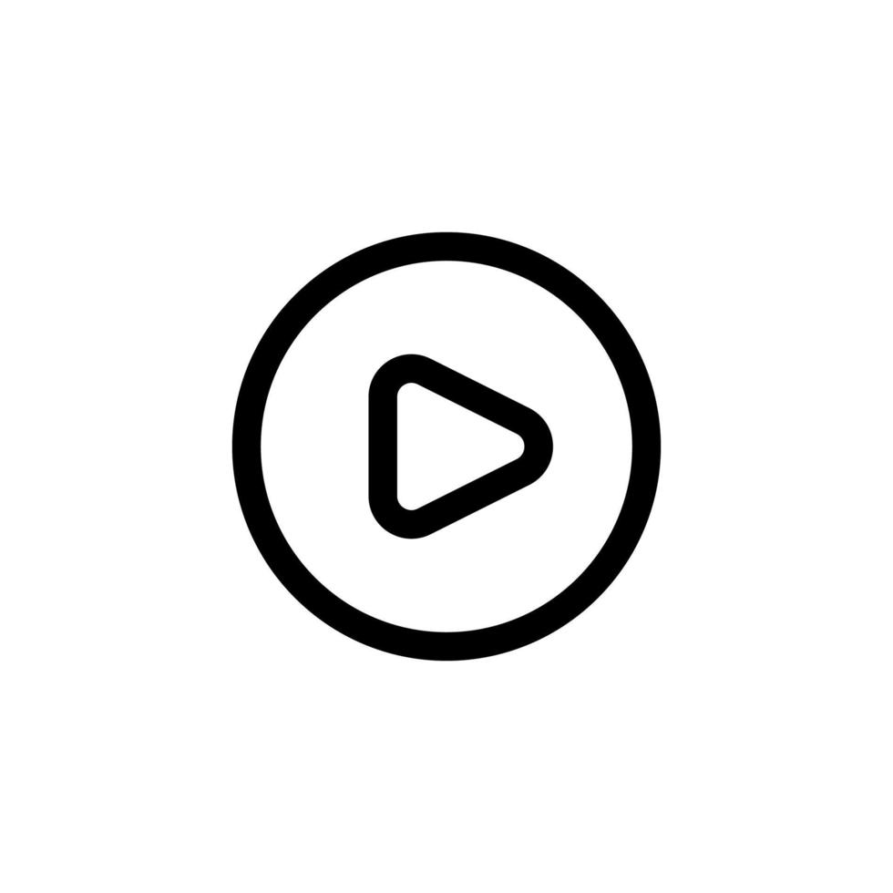 play icon design vector symbol pause, button, video, player for multimedia