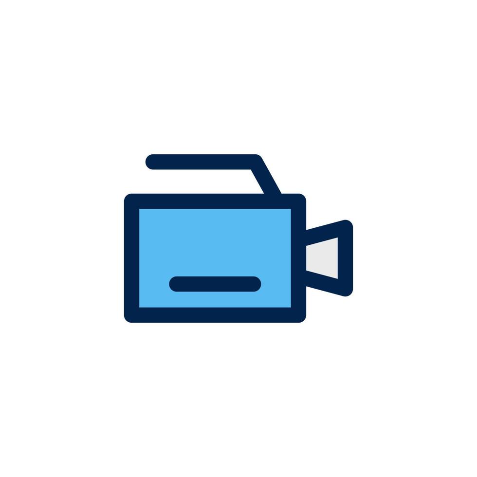 video camera icon design vector with symbol movie, camera, video for multimedia