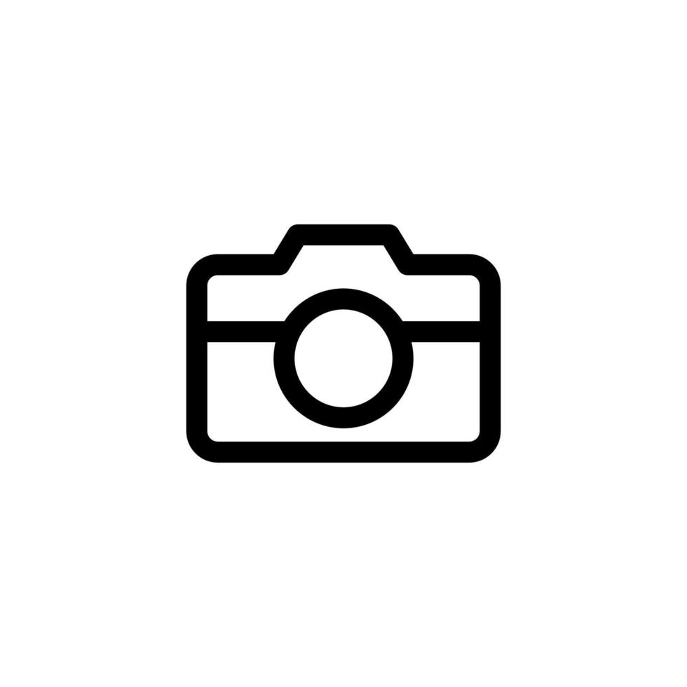 camera icon design vector with symbol photography, image, photograph, photographer for multimedia