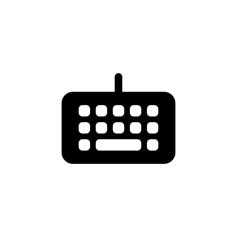 keyboard icon design vector symbol input, hardware, technology, device for multimedia