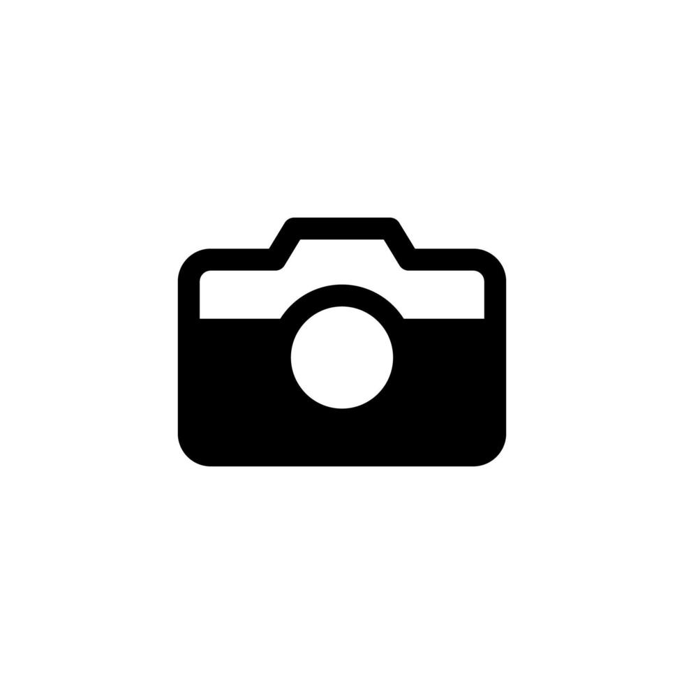 camera icon design vector with symbol photography, image, photograph, photographer for multimedia