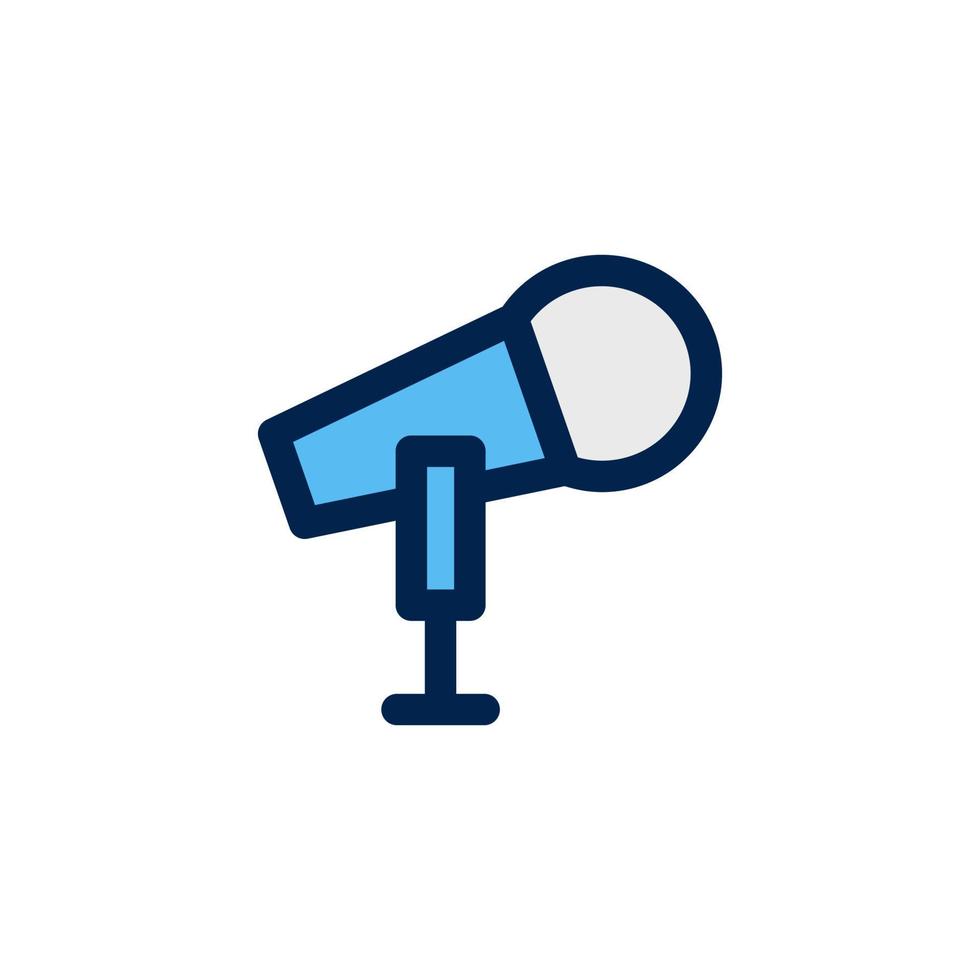 mic icon design vector symbol karaoke, microphone, sing, voice for multimedia