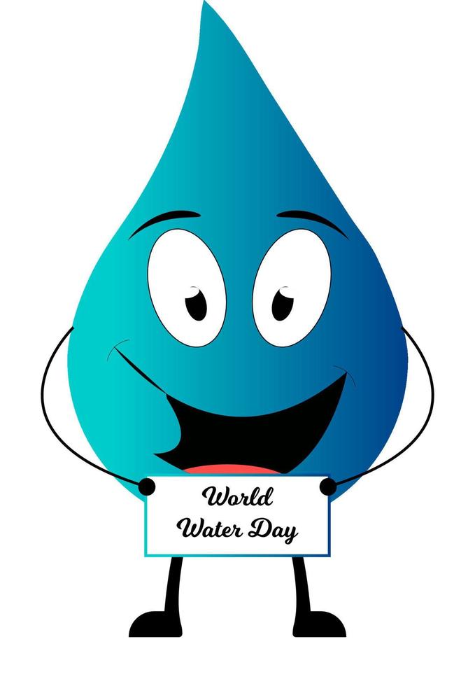 Hand drawn world water day vector