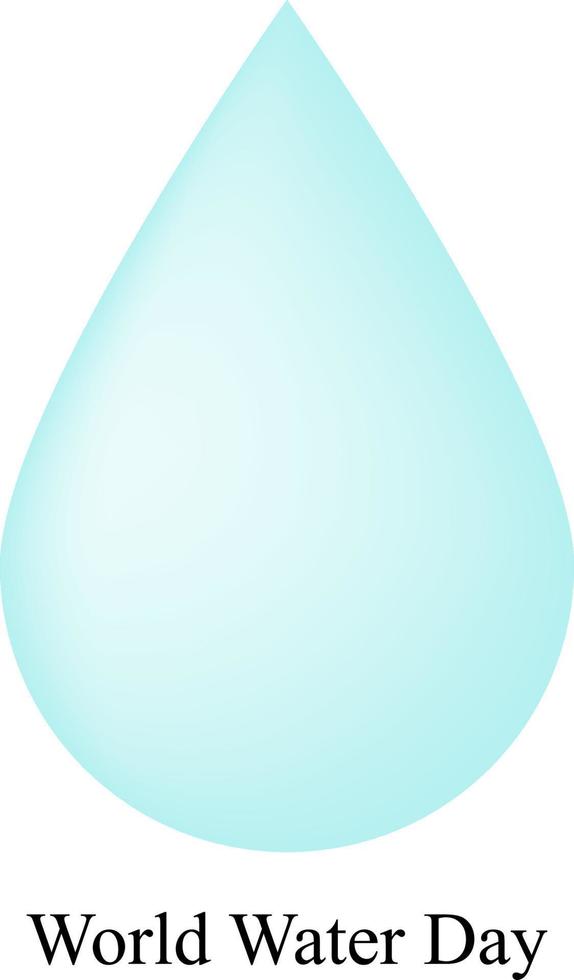World water day event vector