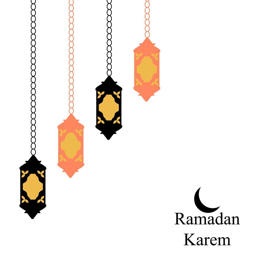 Ramadán islámico elegante hermoso diseño de banner vector