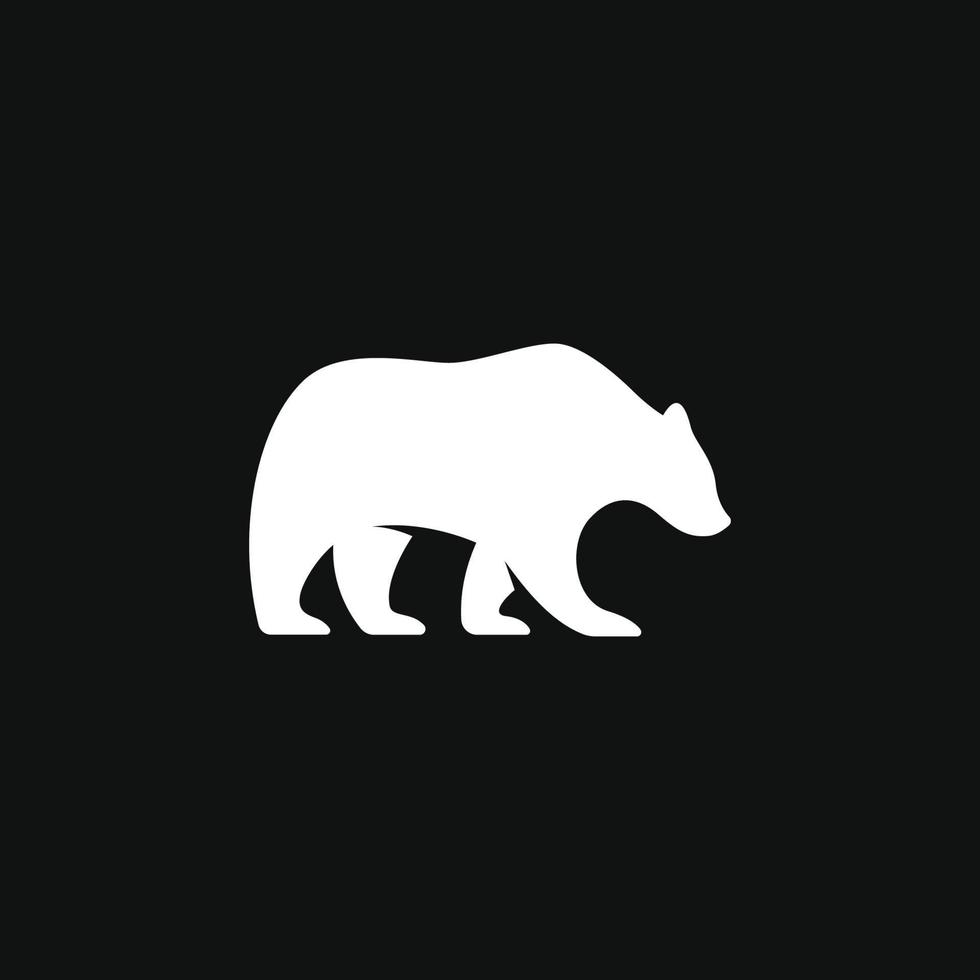 diseño de vector de oso