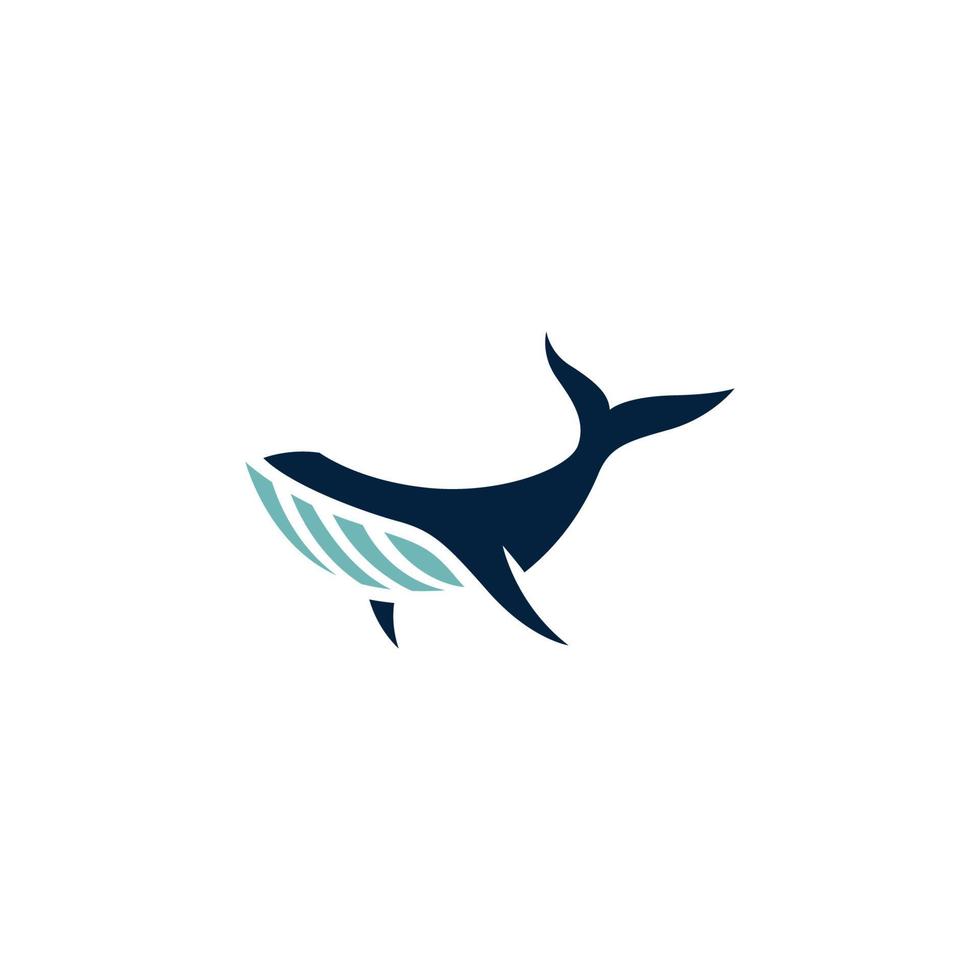 whale vector design