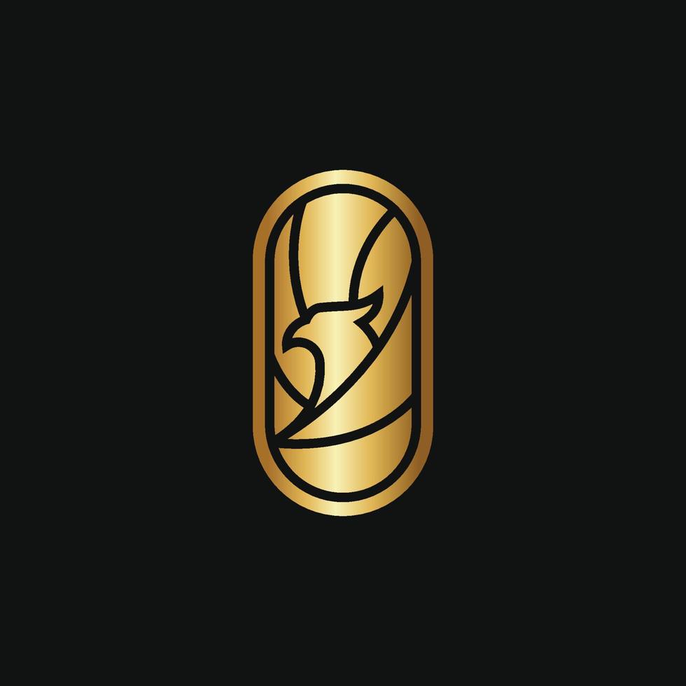golden phoenix vector design