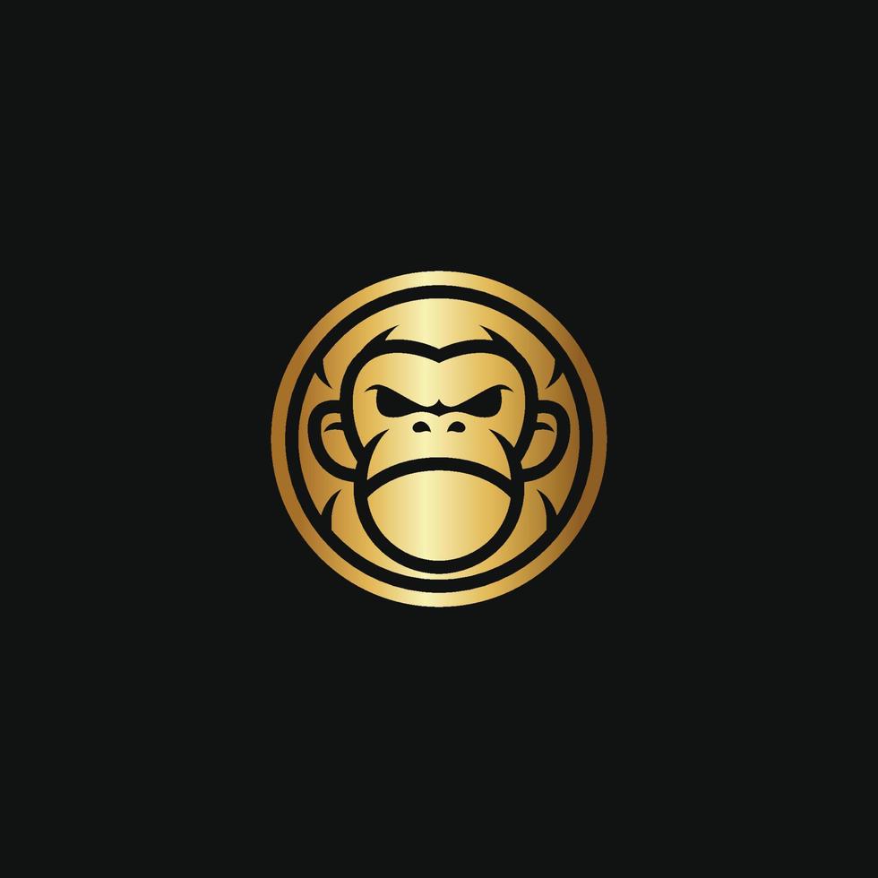 golden monkey vector design