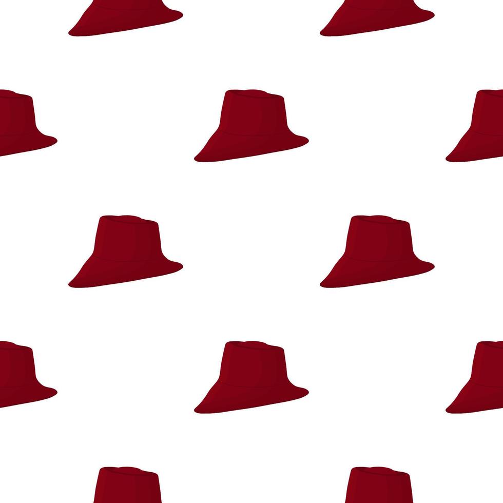 Illustration on theme colored pattern hats fedora vector