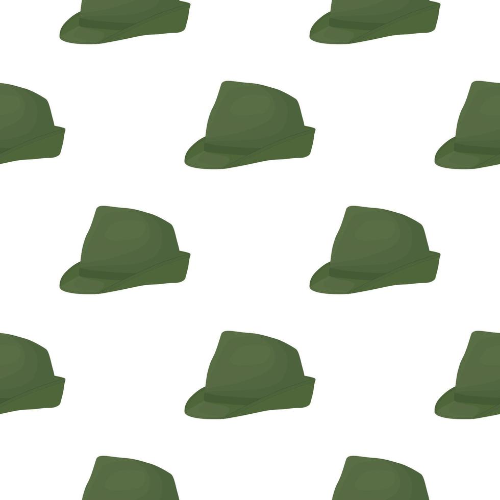 Illustration on theme colored pattern hats fedora vector