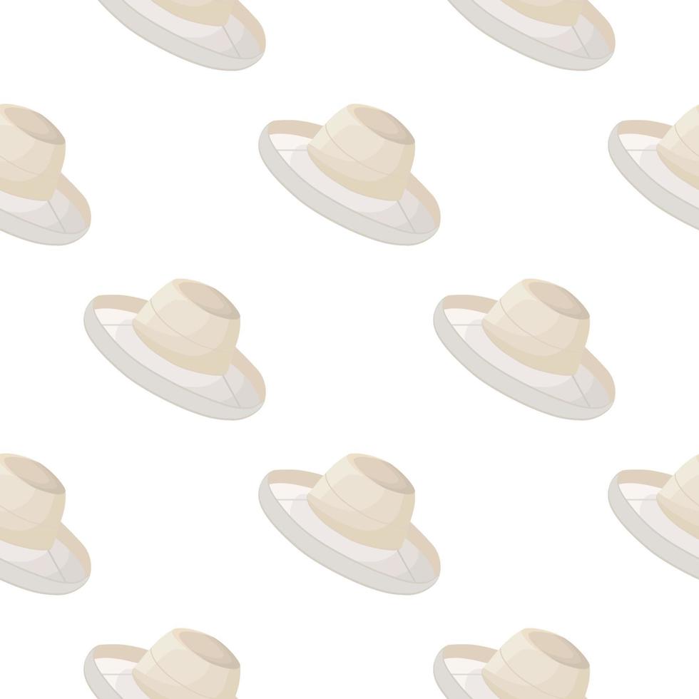 Illustration on theme pattern women sun hats vector