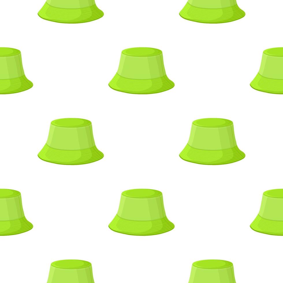Illustration on theme colored pattern hats panama vector