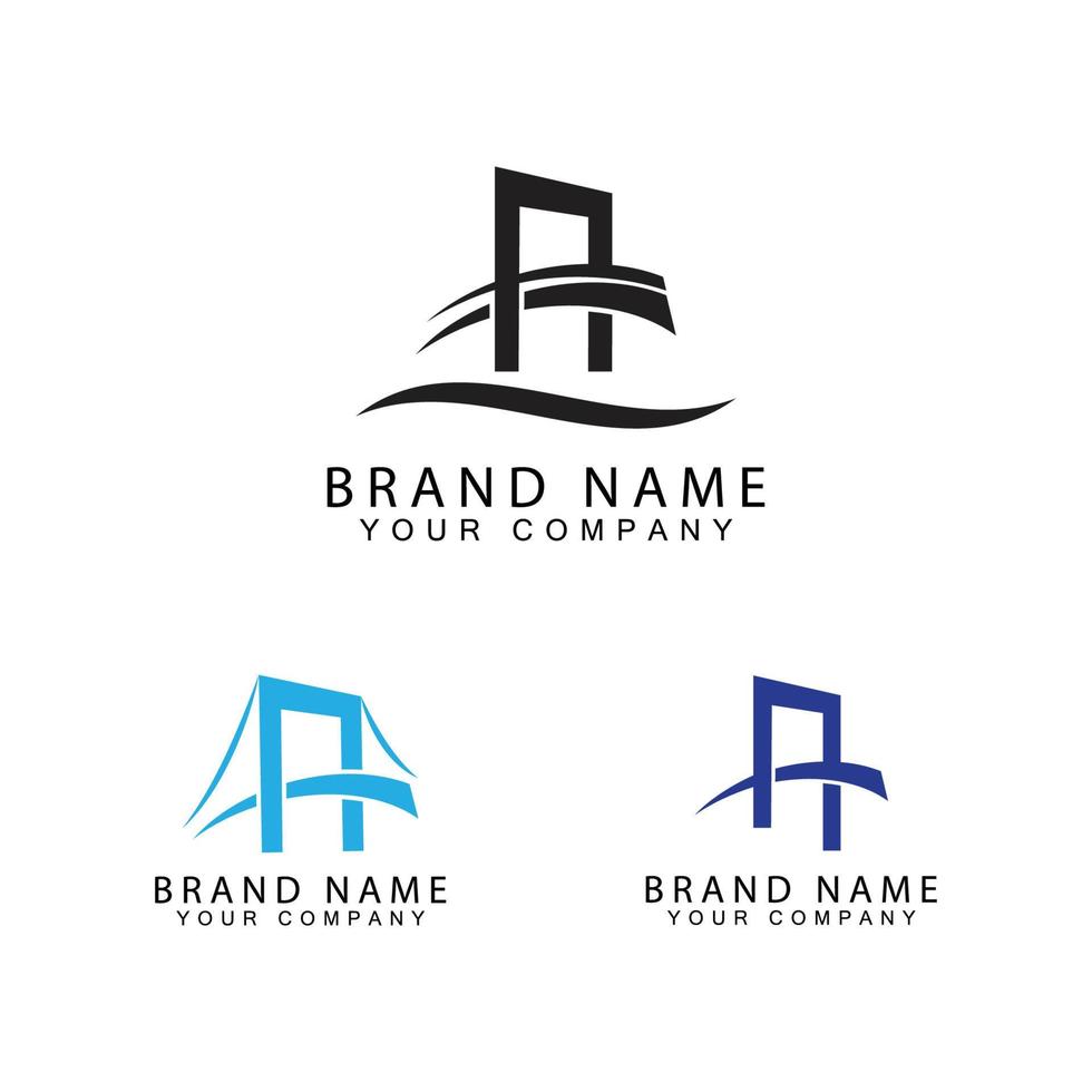 Bridge Logo Template vector icon illustration design