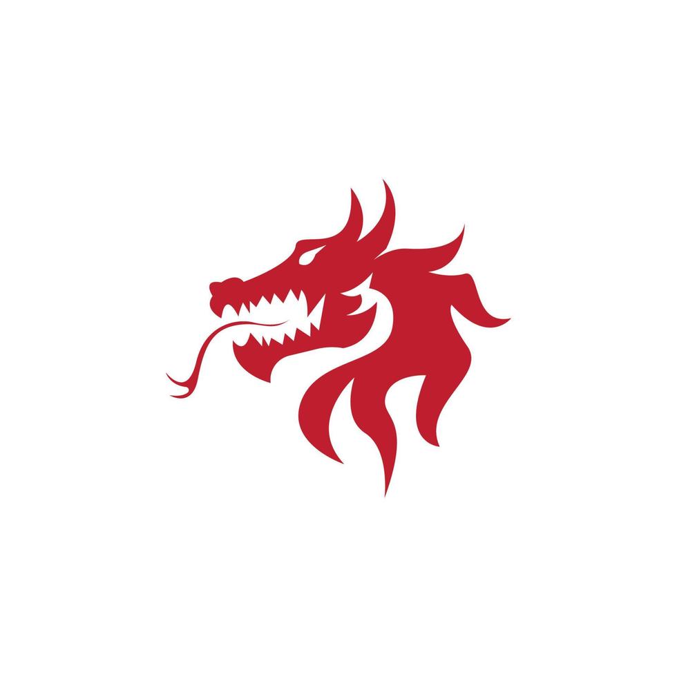 Dragon vector icon illustration