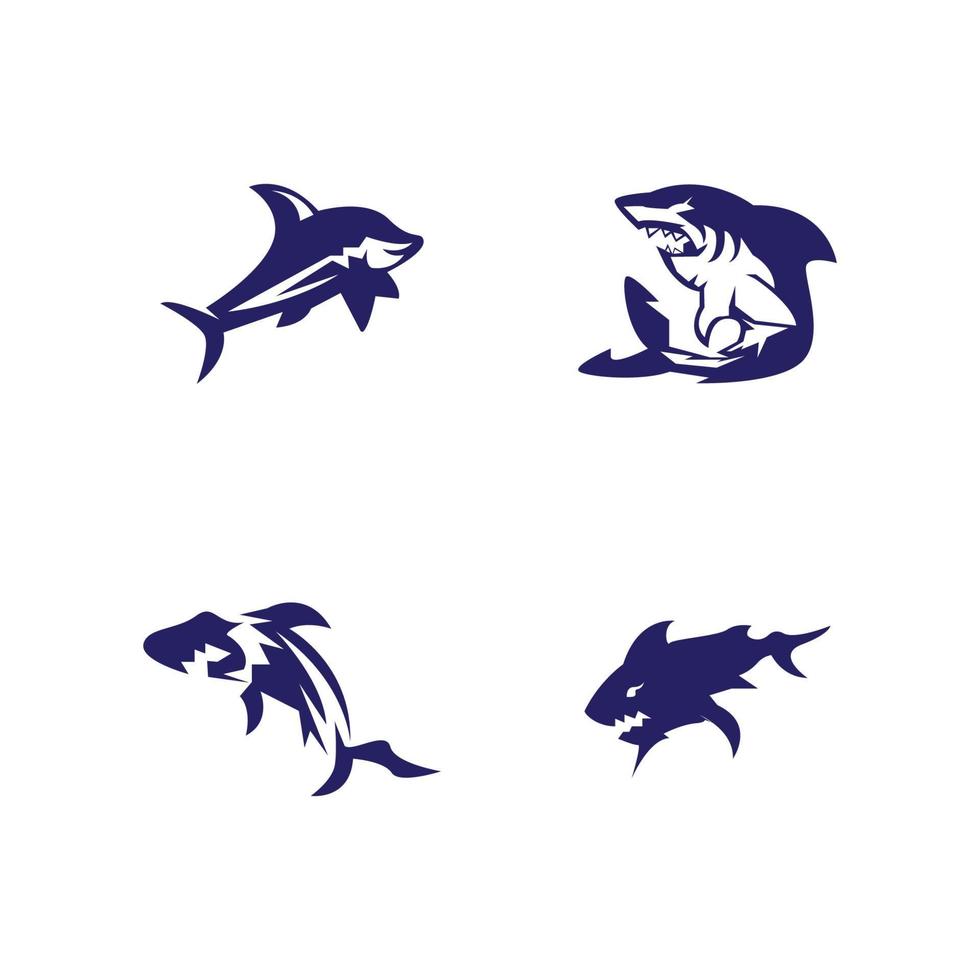 Shark icon and symbol vector illustration