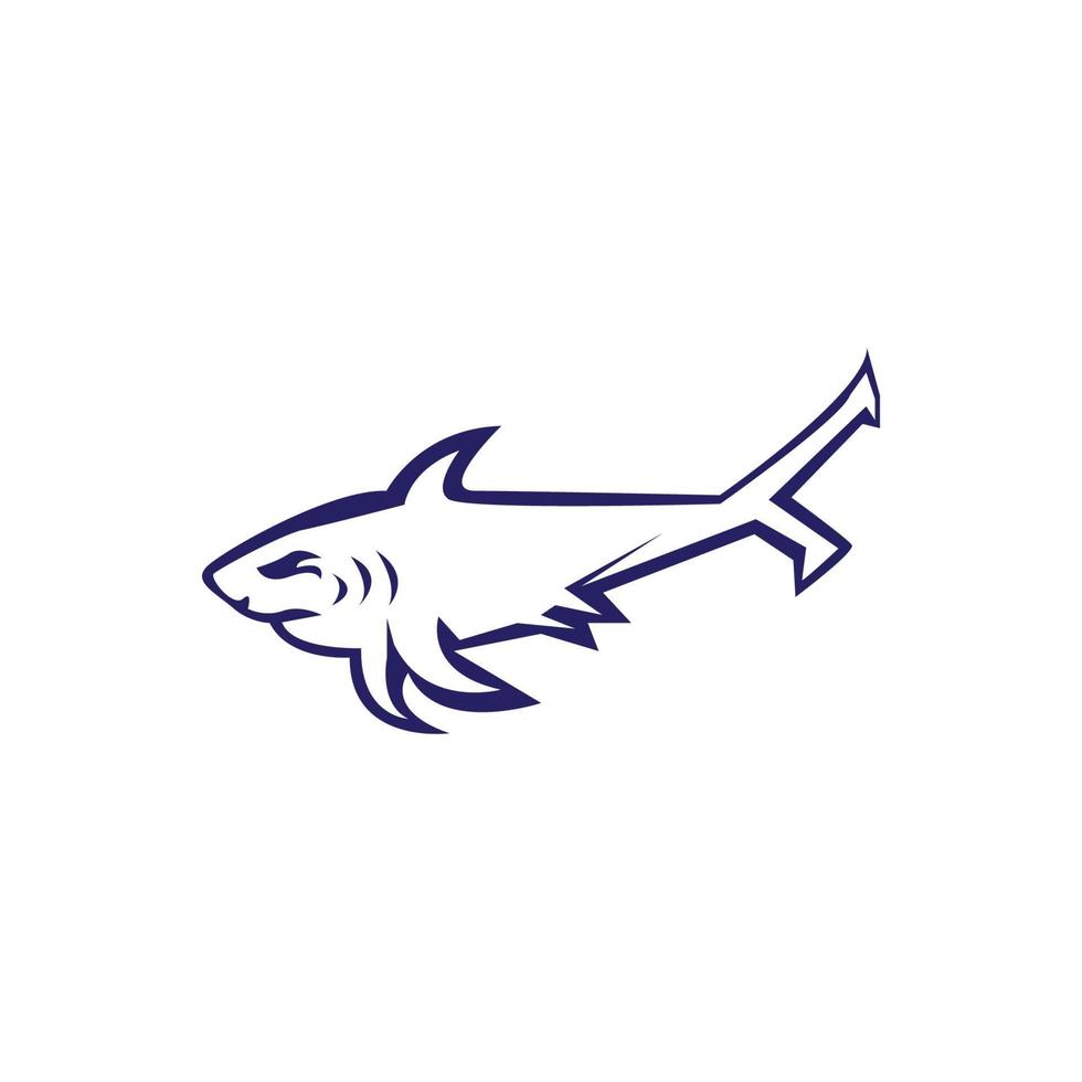 Shark icon and symbol vector illustration