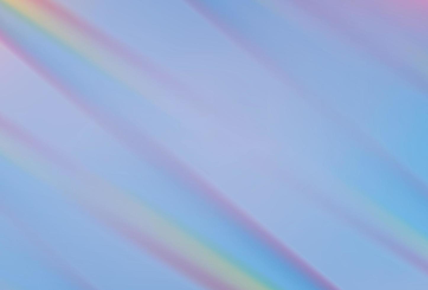 Fondo holográfico de rayos de luz de prisma de arco iris. vector