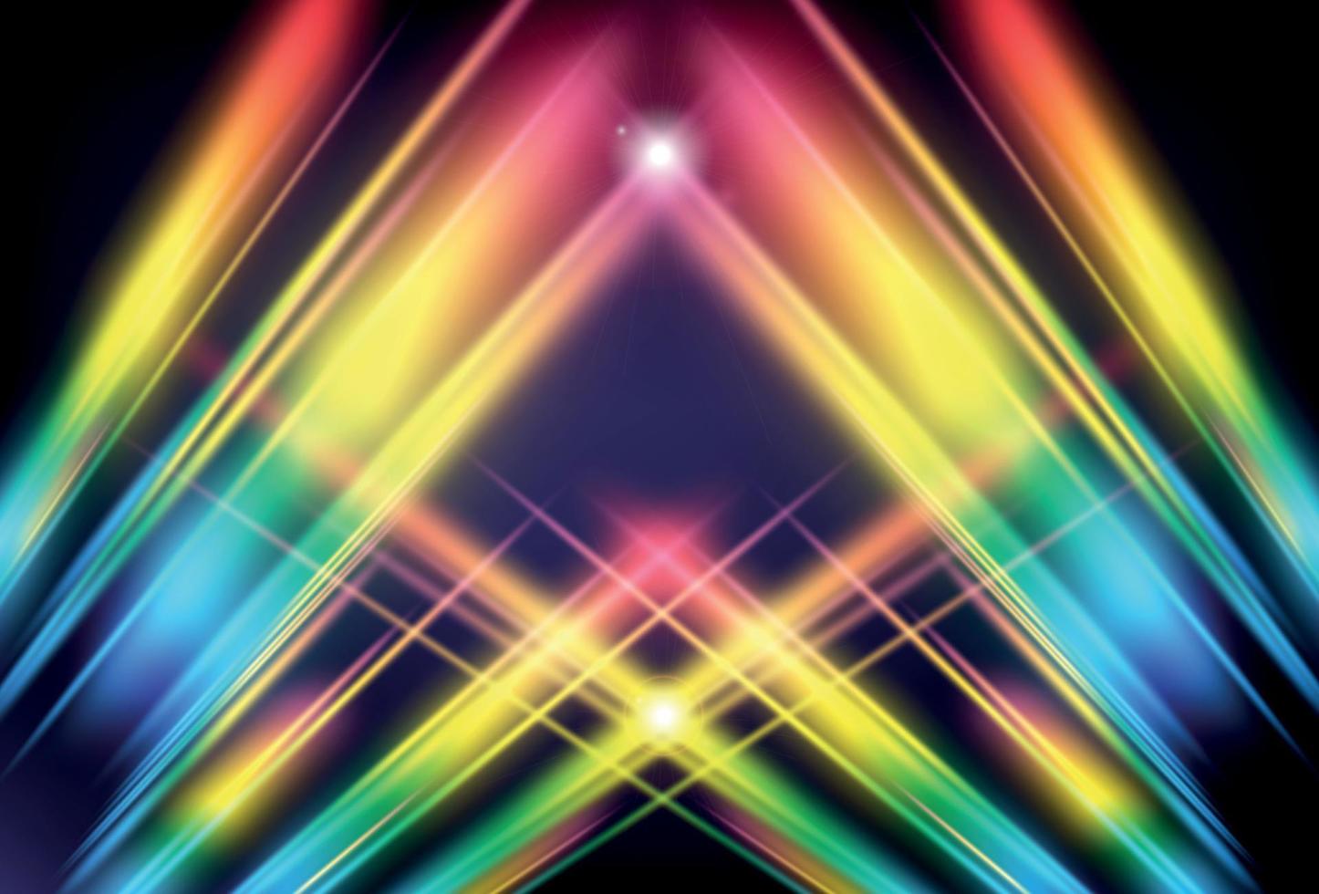 A transparent light leak camera rainbow streak effect. An optical lens rainbow flare effect. vector