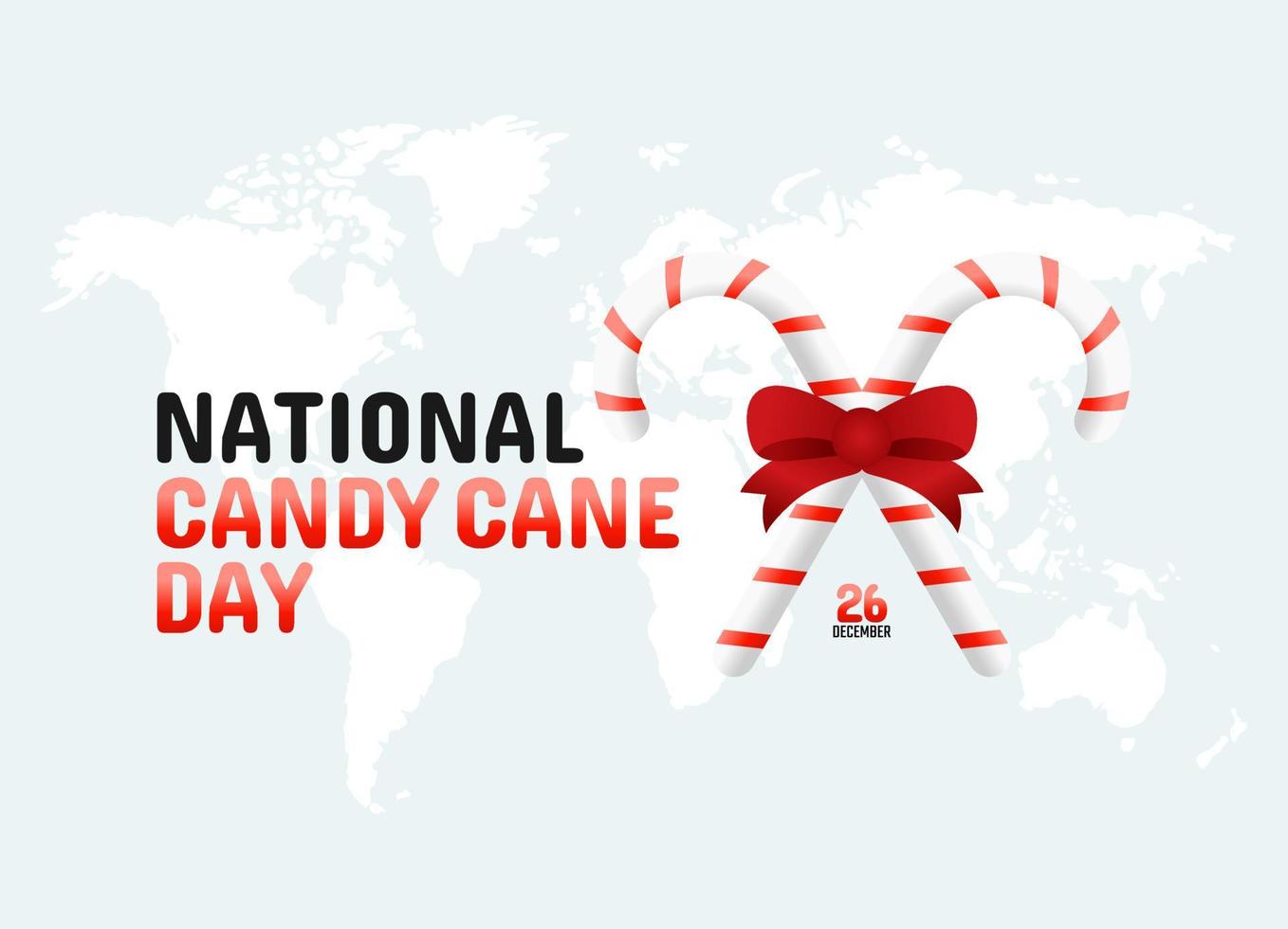 vector graphic of national candy cane day good for national candy cane