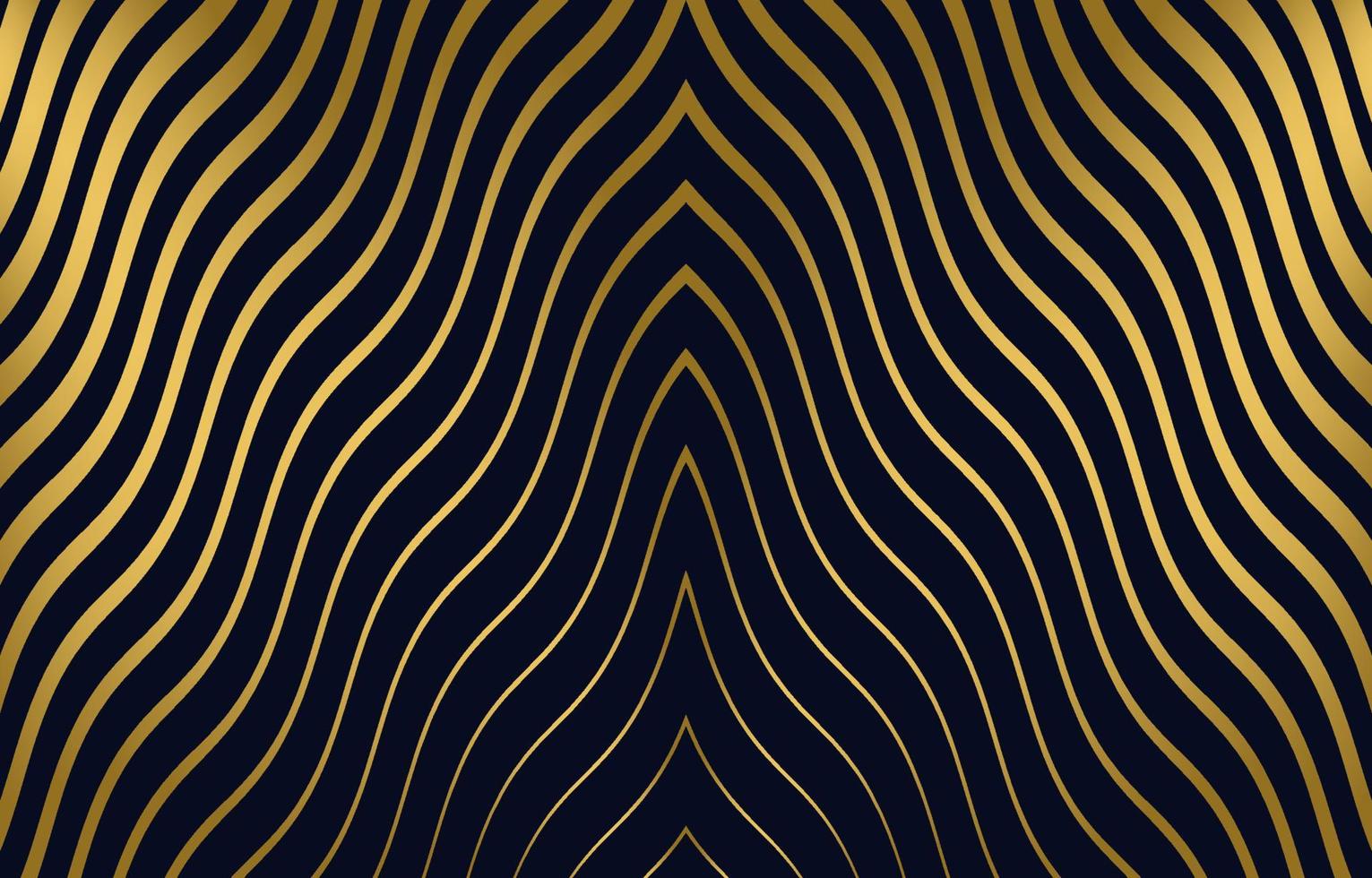 abstract golden wavy pattern background vector
