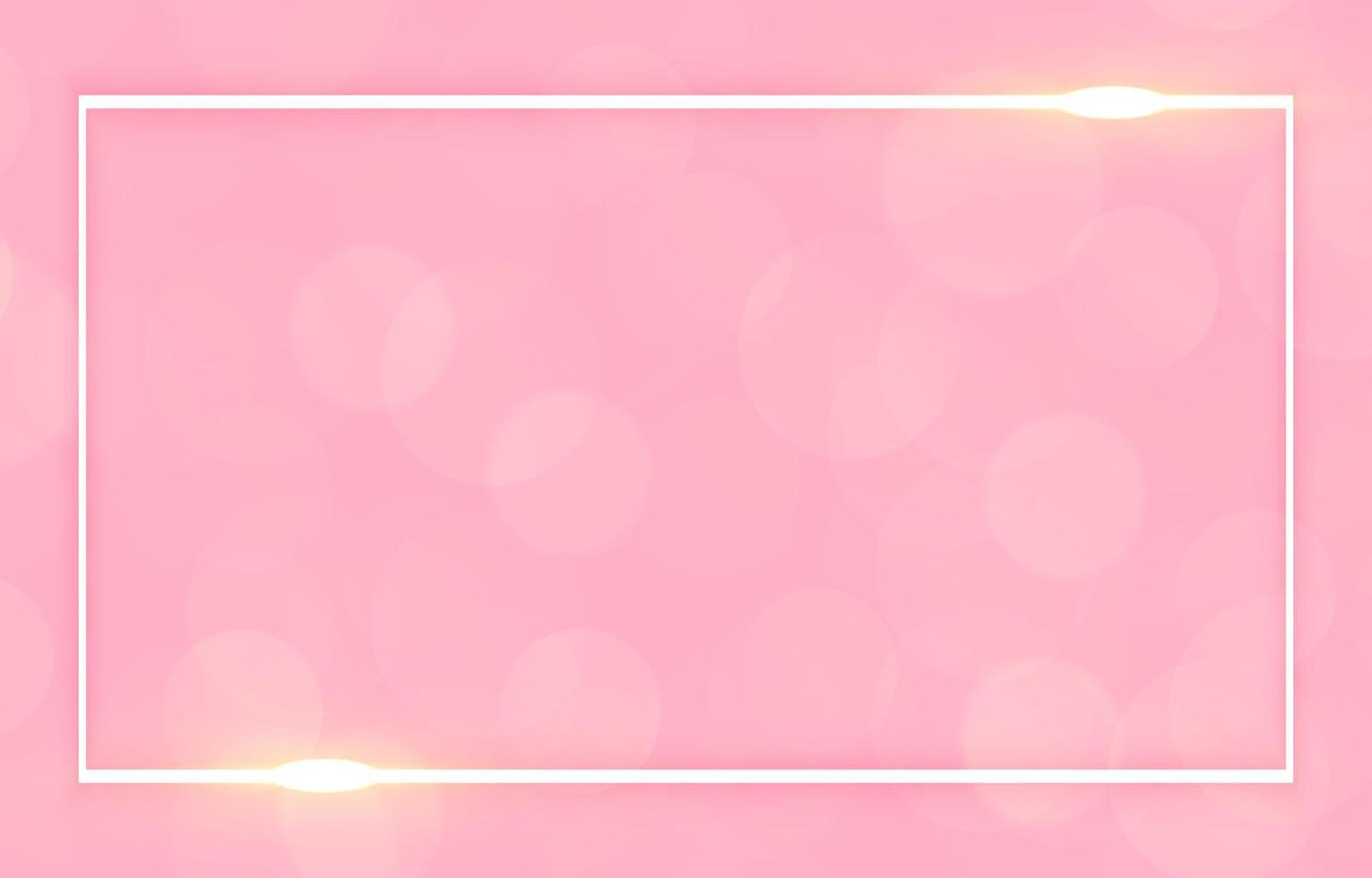 bokeh background and wide frame with text space vector